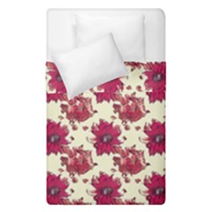 Retro 1880s Flowers Pattern 21 Duvet Cover Double Side (single Size)