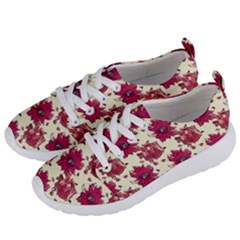 Retro 1880s Flowers Pattern 21 Women s Lightweight Sports Shoes by violetheavensky