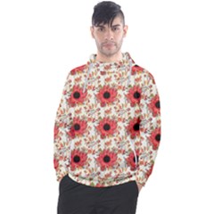 Retro 1880s Flowers Pattern 23 Men s Pullover Hoodie by violetheavensky