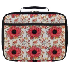 Retro 1880s Flowers Pattern 23 Full Print Lunch Bag