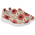 Retro 1880s Flowers Pattern 23 Kids  Slip On Sneakers View3