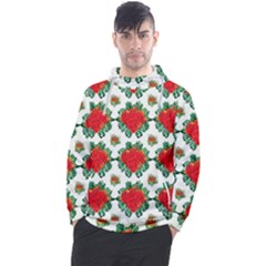 Retro 1880s Flowers Pattern 13 Men s Pullover Hoodie