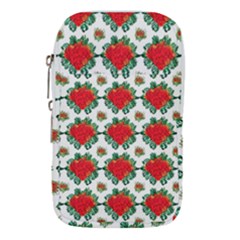 Retro 1880s Flowers Pattern 13 Waist Pouch (small)