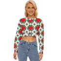 Retro 1880s Flowers Pattern 13 Lightweight Long Sleeve Sweatshirt View1