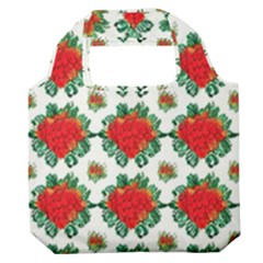 Retro 1880s Flowers Pattern 13 Premium Foldable Grocery Recycle Bag by violetheavensky