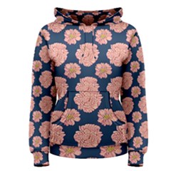 Retro 1880s Flowers Pattern 16 Women s Pullover Hoodie