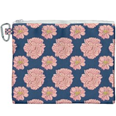 Retro 1880s Flowers Pattern 16 Canvas Cosmetic Bag (xxxl)