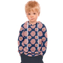 Retro 1880s Flowers Pattern 16 Kids  Overhead Hoodie