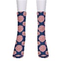 Retro 1880s Flowers Pattern 16 Crew Socks View1