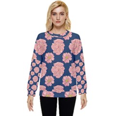 Retro 1880s Flowers Pattern 16 Hidden Pocket Sweatshirt