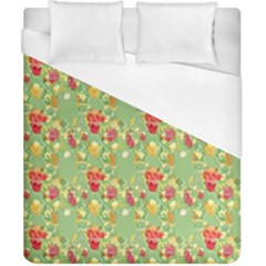 Retro 1880s Flowers Pattern 17 Duvet Cover (california King Size) by violetheavensky