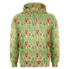 Retro 1880s Flowers Pattern 17 Men s Overhead Hoodie