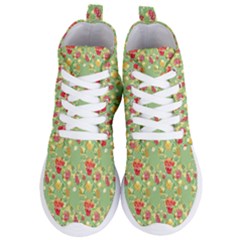 Retro 1880s Flowers Pattern 17 Women s Lightweight High Top Sneakers