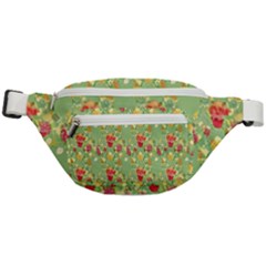 Retro 1880s Flowers Pattern 17 Fanny Pack