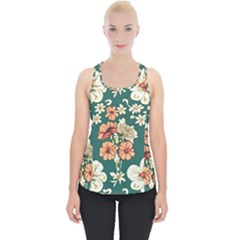 Retro 1880s Flowers Pattern 20 Piece Up Tank Top