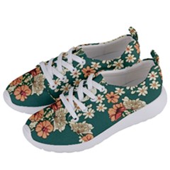 Retro 1880s Flowers Pattern 20 Women s Lightweight Sports Shoes by violetheavensky