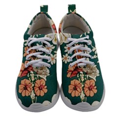 Retro 1880s Flowers Pattern 20 Women Athletic Shoes