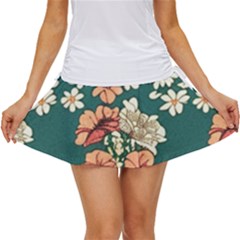 Retro 1880s Flowers Pattern 20 Women s Skort