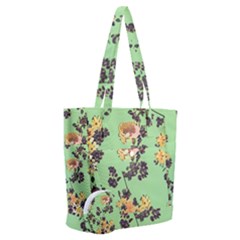 Retro 1880s Flowers Pattern 24 Everyday Shoulder Bag With Pouch Bag