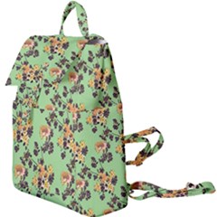 Retro 1880s Flowers Pattern 24 Buckle Everyday Backpack