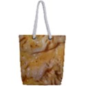 Homemade Flan Extreme Close-up Texture Full Print Rope Handle Tote (Small) View2