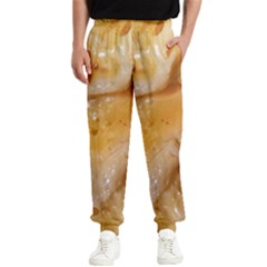 Homemade Flan Extreme Close-up Texture Men s Elastic Waist Pants