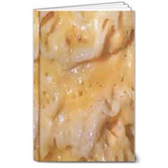 Homemade Flan Extreme Close-up Texture 8  X 10  Hardcover Notebook by dflcprintsclothing