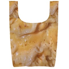 Homemade Flan Extreme Close-up Texture Foldable Shopping Bag by dflcprintsclothing