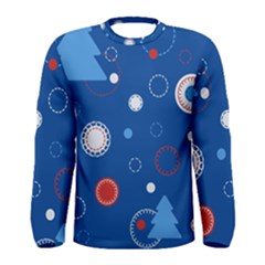 Christmas Pattern Tree Design Men s Long Sleeve T-shirt