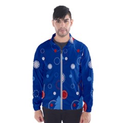 Christmas Pattern Tree Design Men s Windbreaker