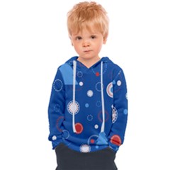 Christmas Pattern Tree Design Kids  Overhead Hoodie by Paksenen