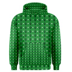 Green Christmas Tree Pattern Background Men s Core Hoodie