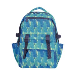 Christmas Trees Pattern Digital Paper Seamless Carry-on Double Buckle Travel Backpack by Paksenen