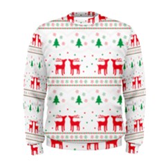 Red Green And Blue Christmas Themed Illustration Men s Sweatshirt