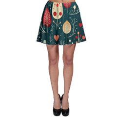 Christmas Tree Pattern Skater Skirt