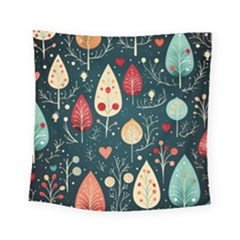 Christmas Tree Pattern Square Tapestry (small)