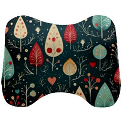 Christmas Tree Pattern Head Support Cushion