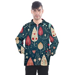 Christmas Tree Pattern Men s Half Zip Pullover