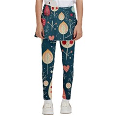 Christmas Tree Pattern Kids  Skirted Pants