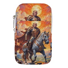 Heroic Trump Warrior In Golden Armor Waist Pouch (large) by AwesomeSauce