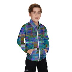 Glitch Chaos Print Kids  Windbreaker