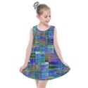 Glitch Chaos Print Kids  Summer Dress View1