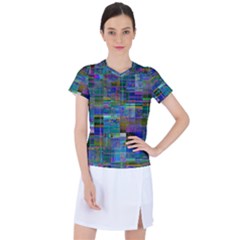 Glitch Chaos Print Women s Sports Top by dflcprintsclothing