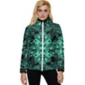 Loomney universe green.jpg Women s Hooded Quilted Jacket View1