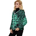 Loomney universe green.jpg Women s Hooded Quilted Jacket View2