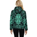 Loomney universe green.jpg Women s Hooded Quilted Jacket View4