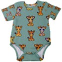 Baby Giraffe Themed Design Baby Short Sleeve Bodysuit View1