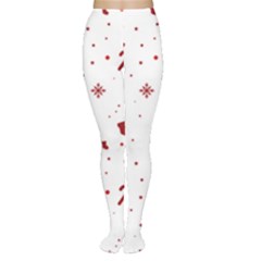 Christmas Xmas Holiday Pattern Background Tights