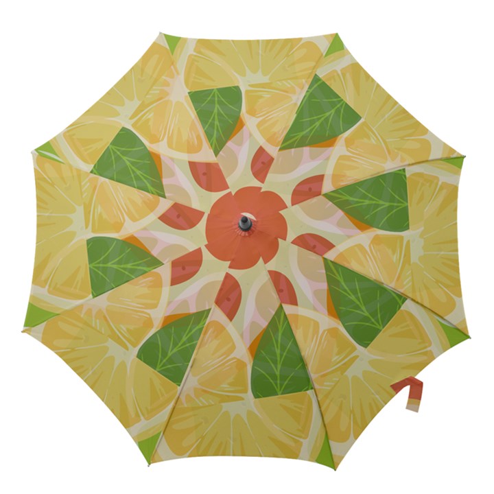 Citrus Fruit Healthy Vitamin Hook Handle Umbrellas (Small)