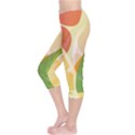 Citrus Fruit Healthy Vitamin Capri Leggings  View3